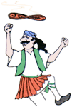 cartoon pizza chef